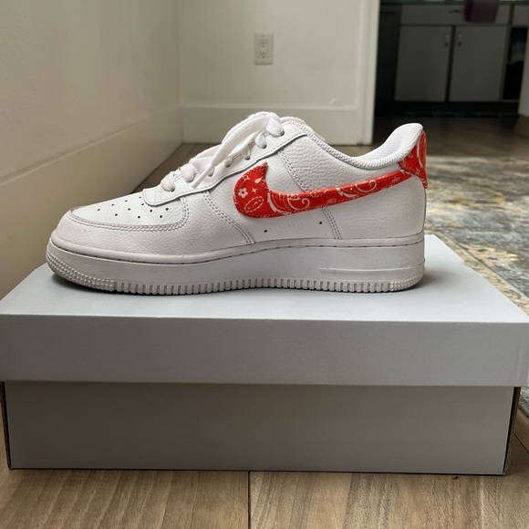 Nike Shoes - Nike Air Force 1 Low│Orange Paisley (Women's) │Size 8.5 Women's │Size 7 Men's